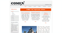 Desktop Screenshot of comex.sk