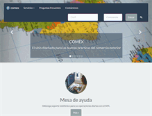 Tablet Screenshot of comex.com.ar