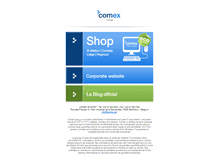 Tablet Screenshot of comex.be